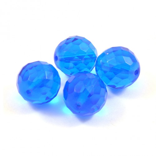 Firepolish transparent blue 18mm*